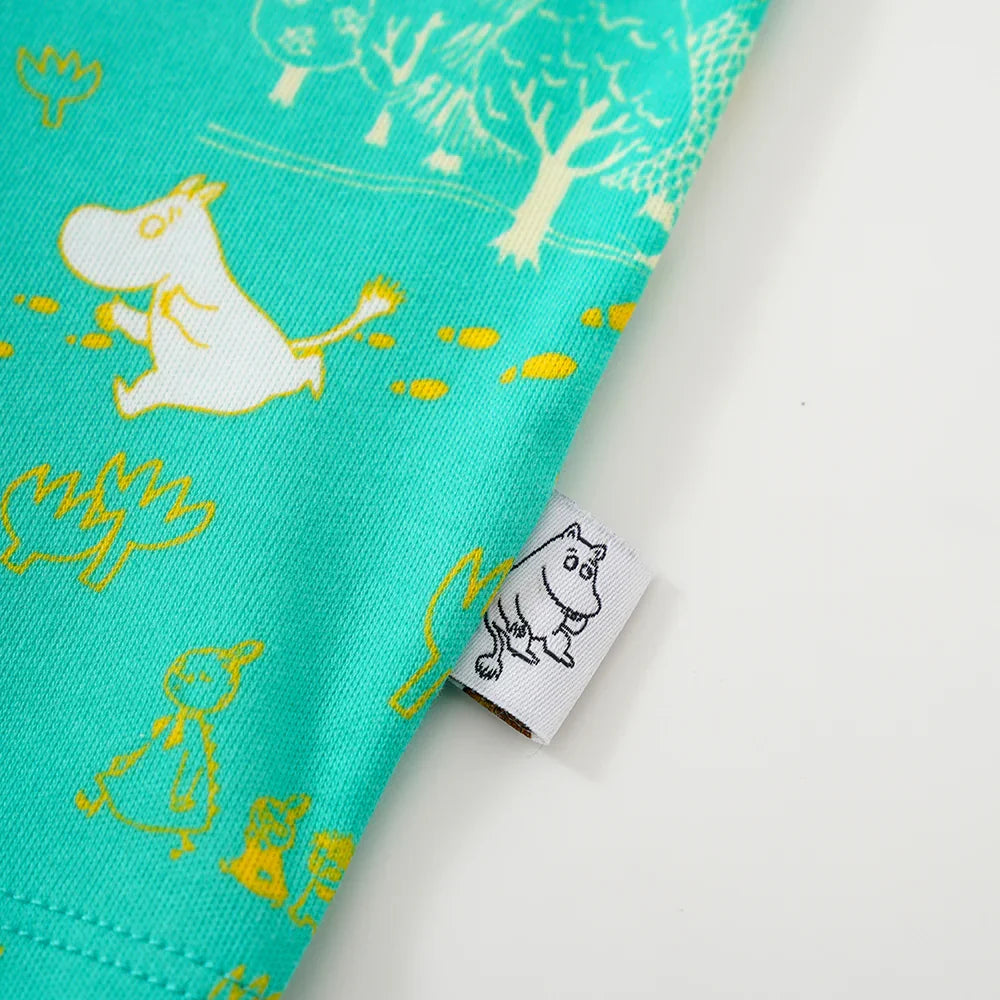 Vauva x Moomin Vauva x Moomin SS23 - Baby Unisex All Over Print Cotton Short Sleeves Romper Romper