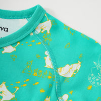 Vauva x Moomin SS23 - Baby Unisex All Over Print Cotton Long Sleeves Wrap Bodysuit