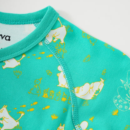 Vauva x Moomin Vauva x Moomin SS23 - Baby Unisex All Over Print Cotton Long Sleeves Wrap Bodysuit Bodysuit