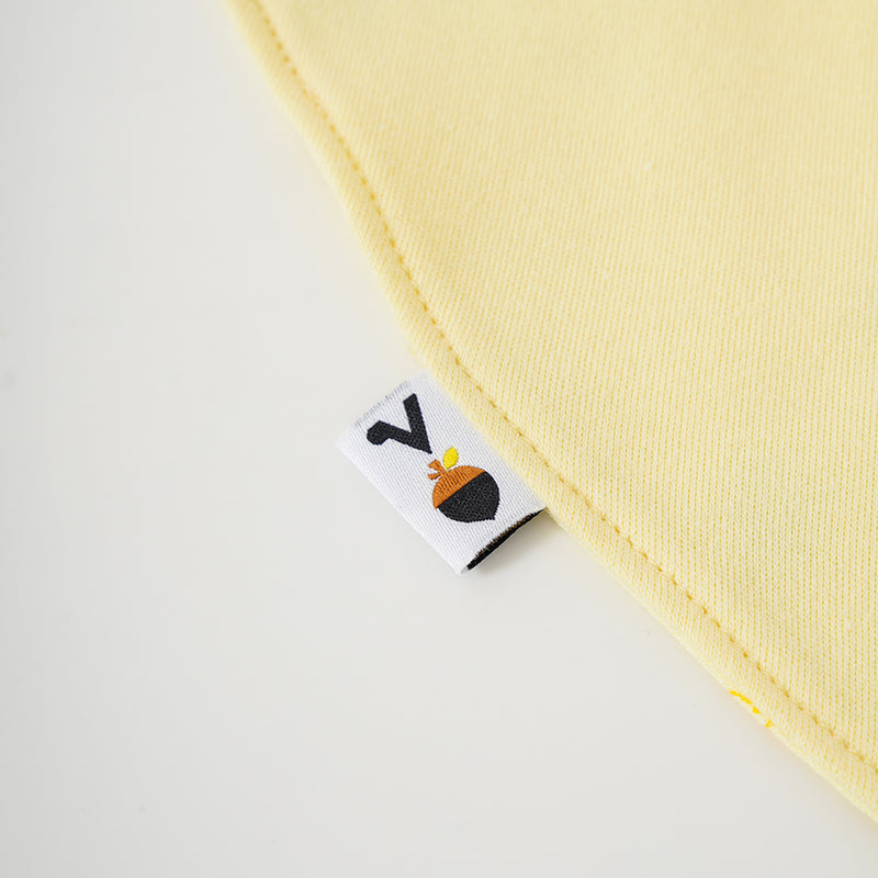 Vauva x Moomin SS23 - Baby Unisex All Over Print Cotton Bib (Yellow) product image 4