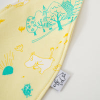 Vauva x Moomin SS23 - Baby Unisex All Over Print Cotton Bib (Yellow) product image 6
