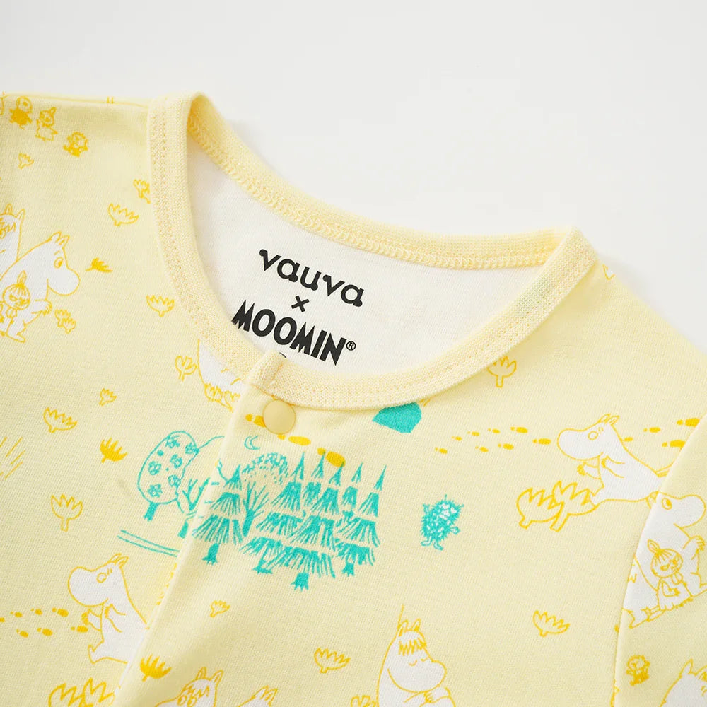 Vauva x Moomin Vauva x Moomin SS23 - Baby Unisex All Over Print Cotton Long Sleeves Romper Romper