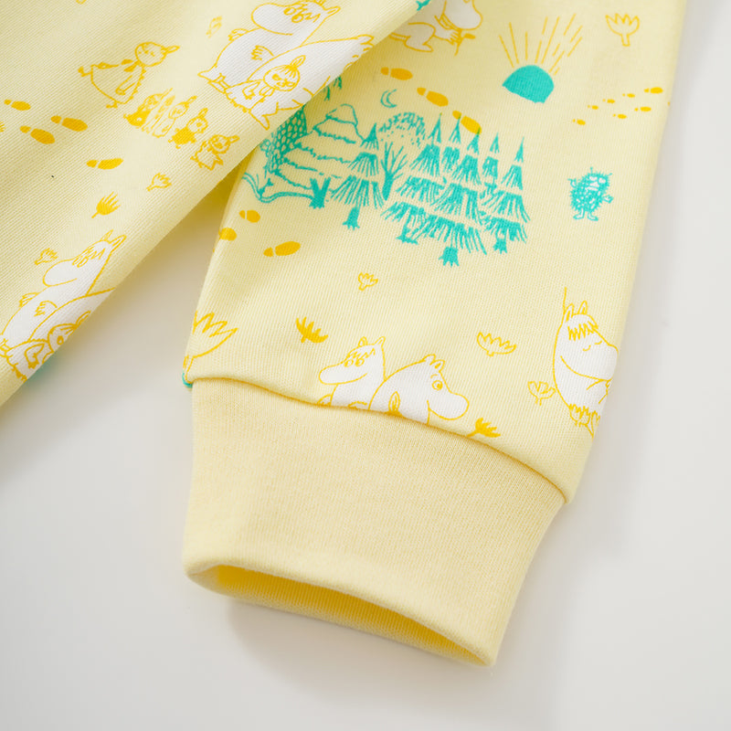 Vauva x Moomin Vauva x Moomin SS23 - Baby Unisex All Over Print Cotton Long Sleeves Romper Romper