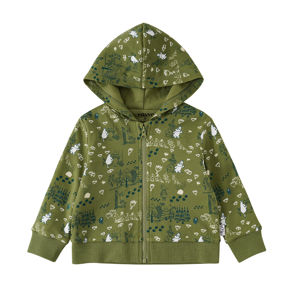 Vauva x Moomin Vauva x Moomin SS23 - Baby Boys Cotton Hood Long Sleeves Jacket Coat &amp; Jacket