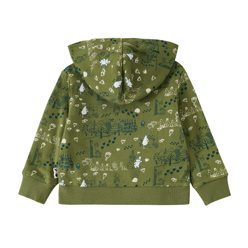 Vauva x Moomin SS23 - Baby Boys Cotton Hood Long Sleeves Jacket product image back