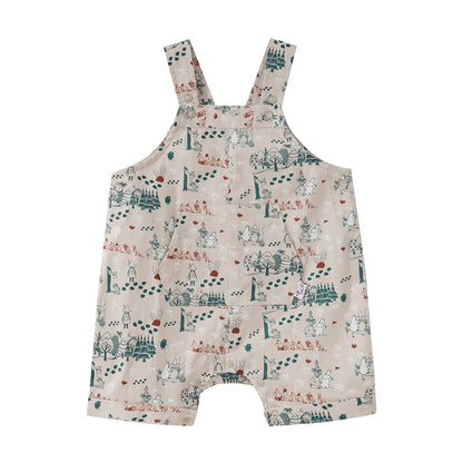 Vauva x Moomin Vauva x Moomin SS23 - Baby Boys All Over Print Cotton Sleeveless Romper Romper