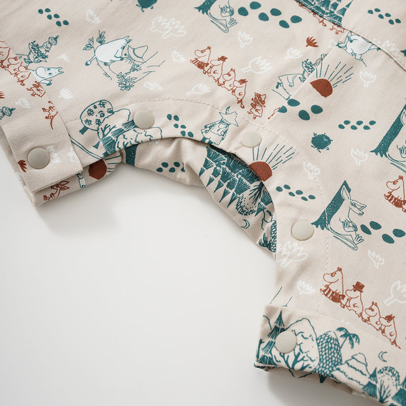 Vauva x Moomin SS23 - Baby Boys All Over Print Cotton Sleeveless Romper product image 4