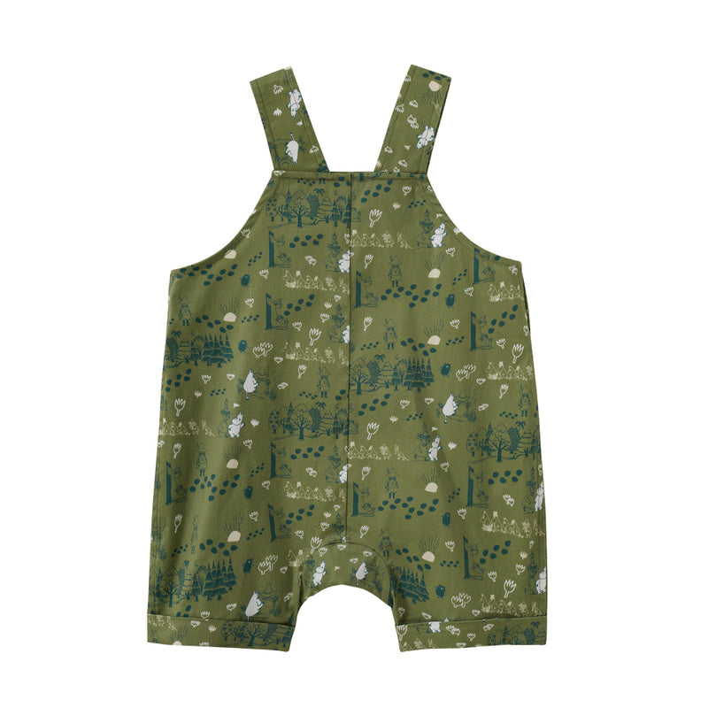 Vauva x Moomin SS23 - Baby Boys All Over Print Cotton Sleeveless Romper product image back