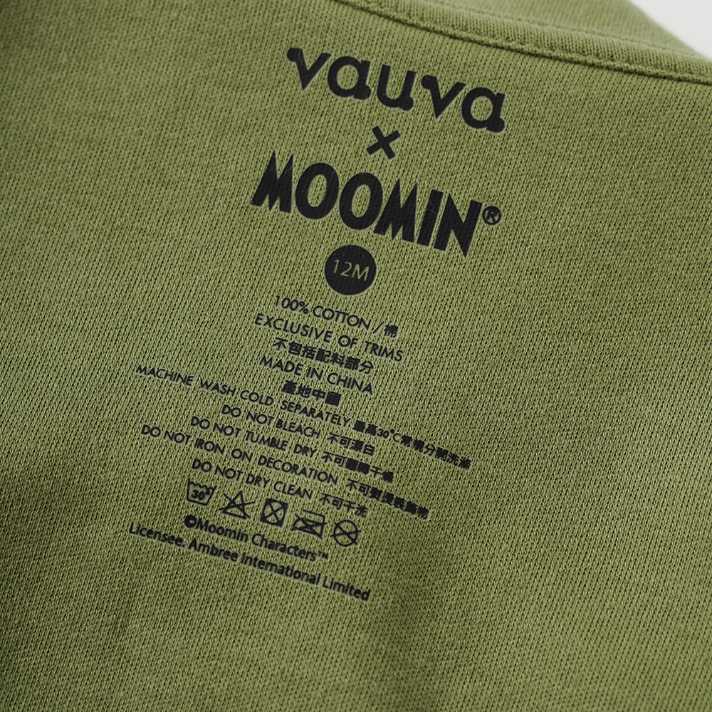 Vauva x Moomin Vauva x Moomin SS23 - Baby Boys Moomin Print Cotton Long Sleeves Bodysuit Bodysuit