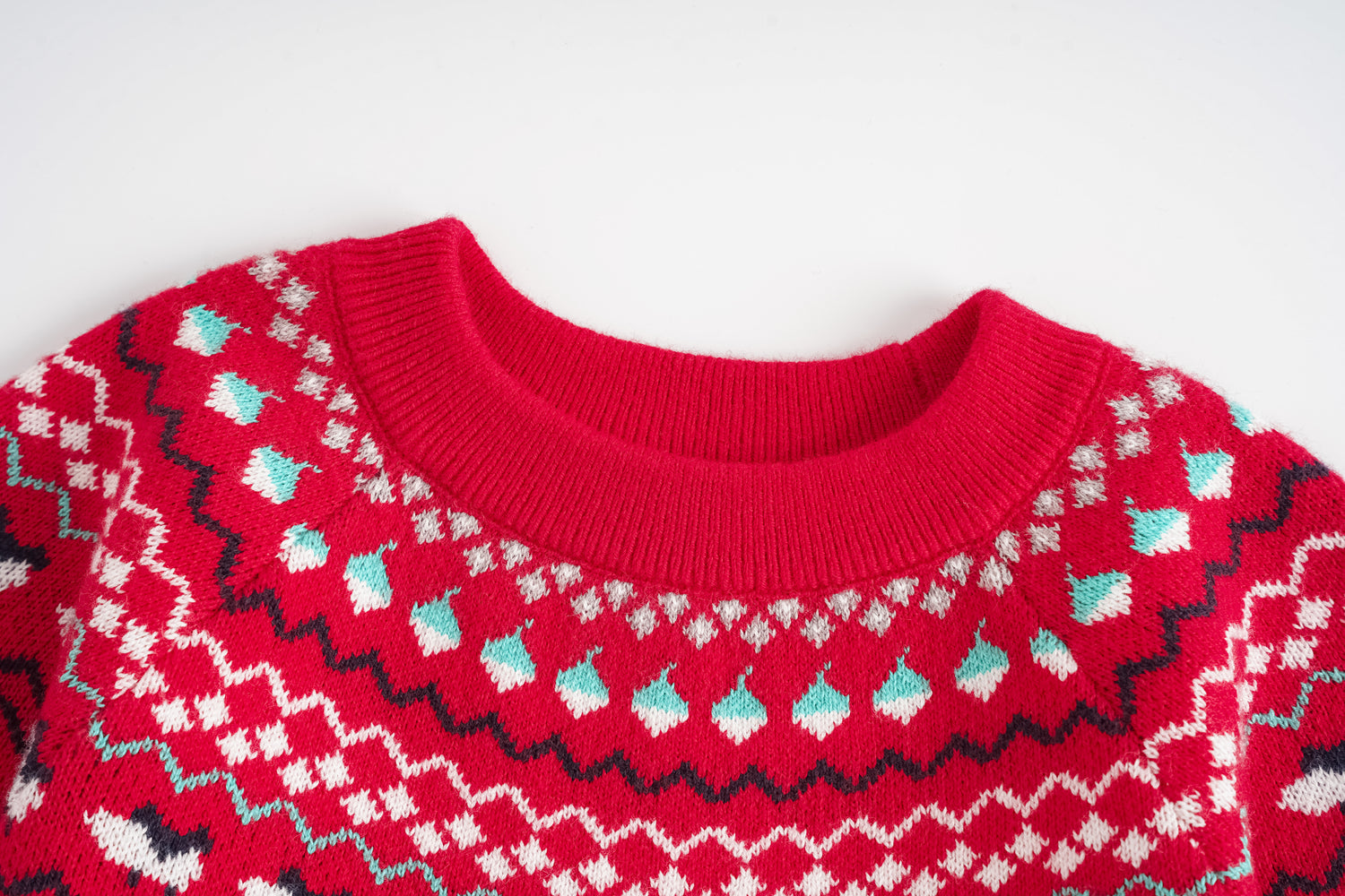 Fairisle Pattern Crew Neck Jumper