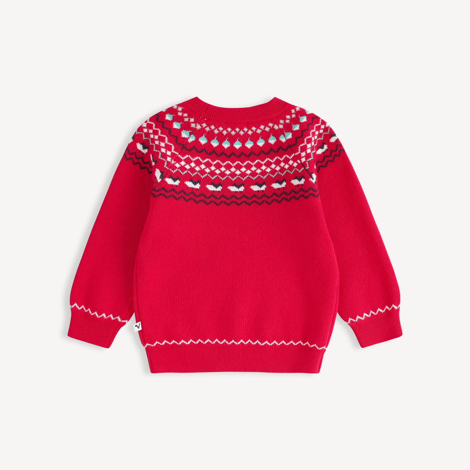 Fairisle Pattern Crew Neck Jumper