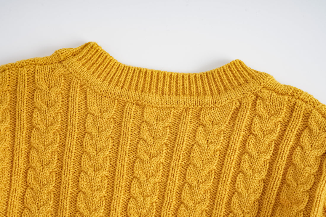 Cable Knit Crew Neck Jumper