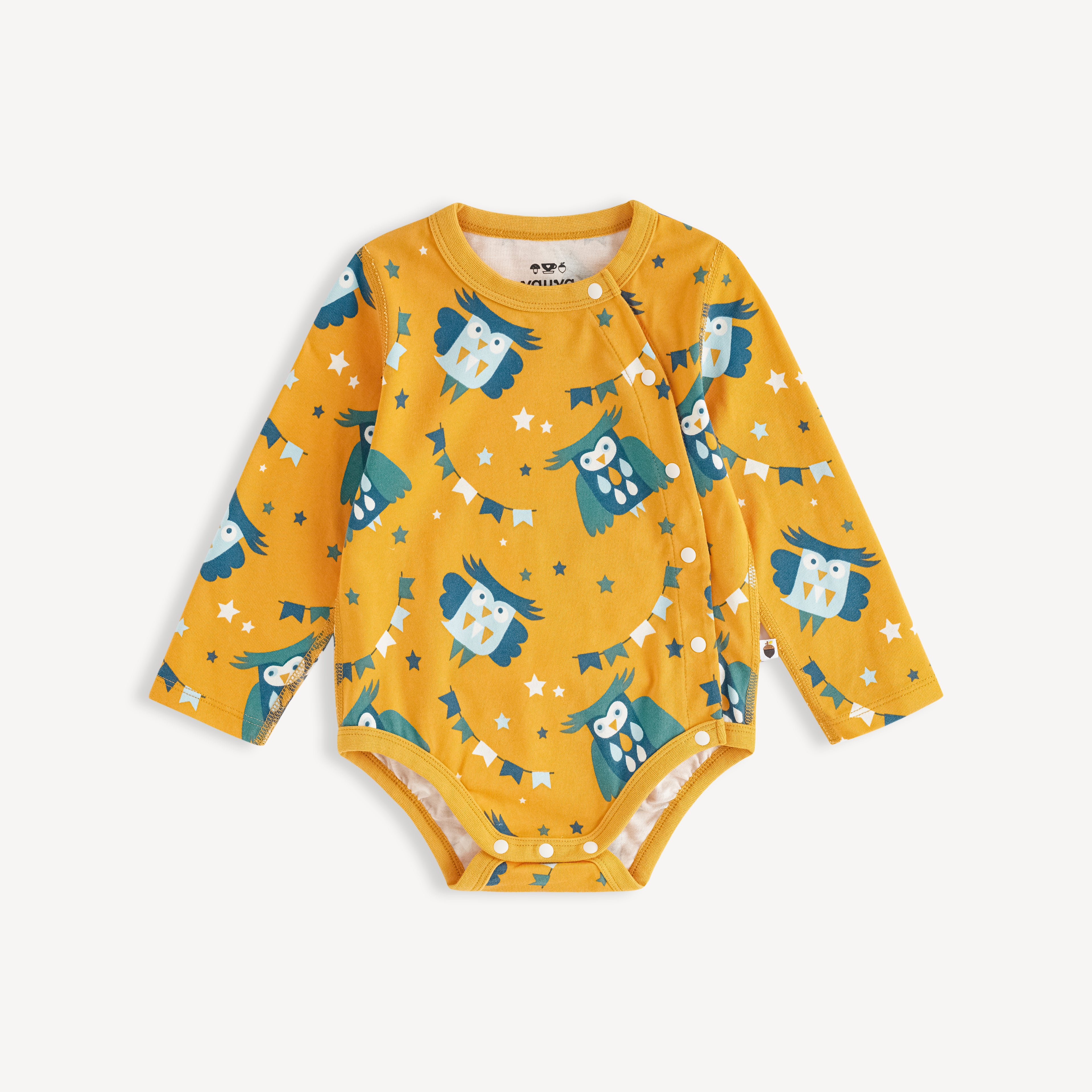 Owl-print Baby Set