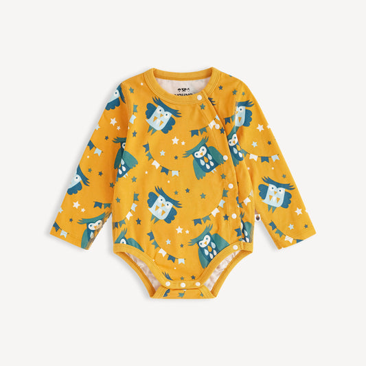 Owl-Print Baby Set