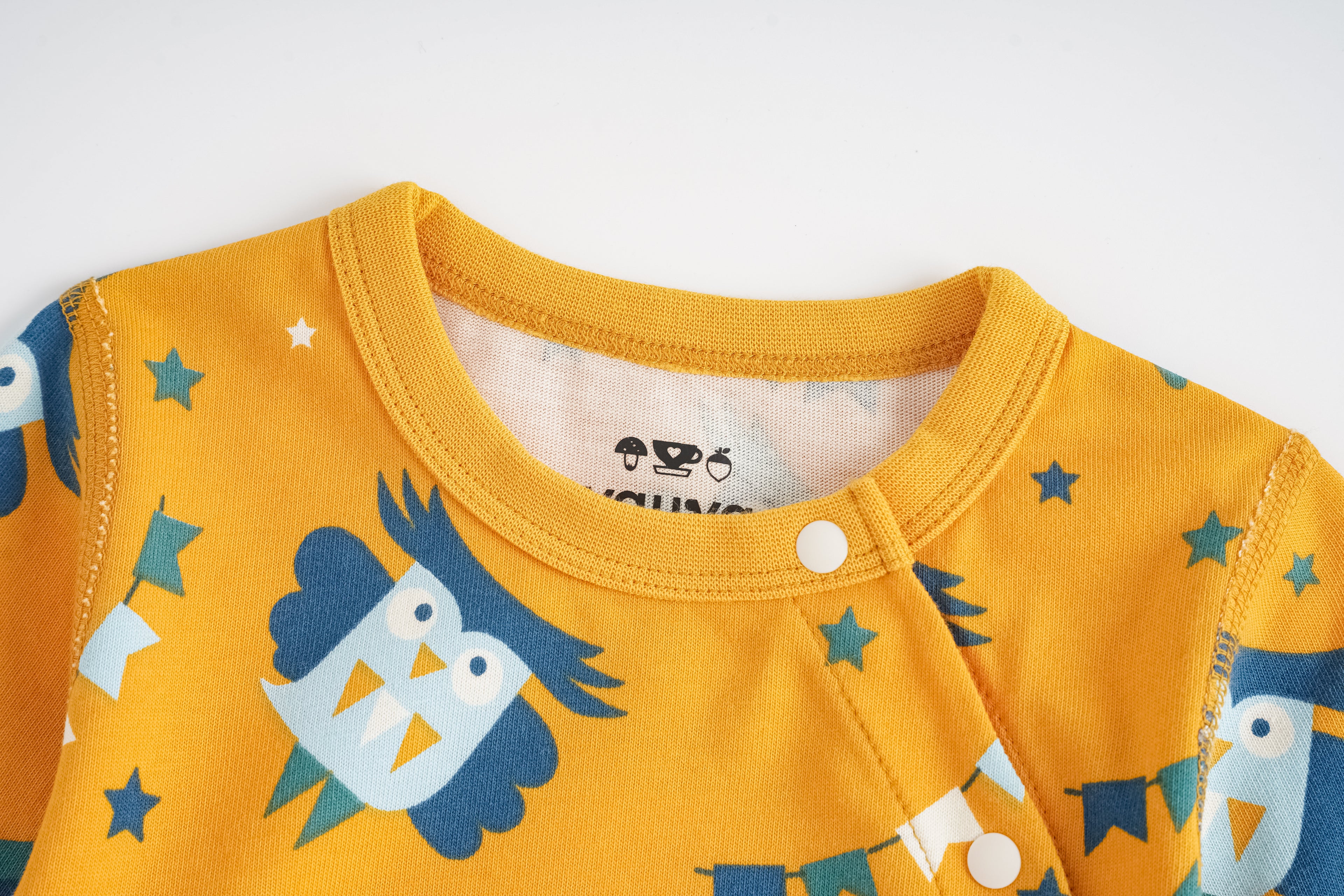 Owl-print Baby Set