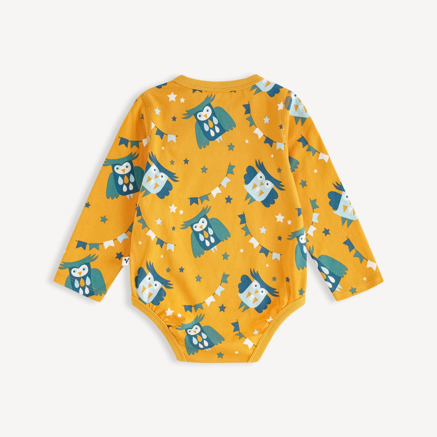 Owl-print Baby Set