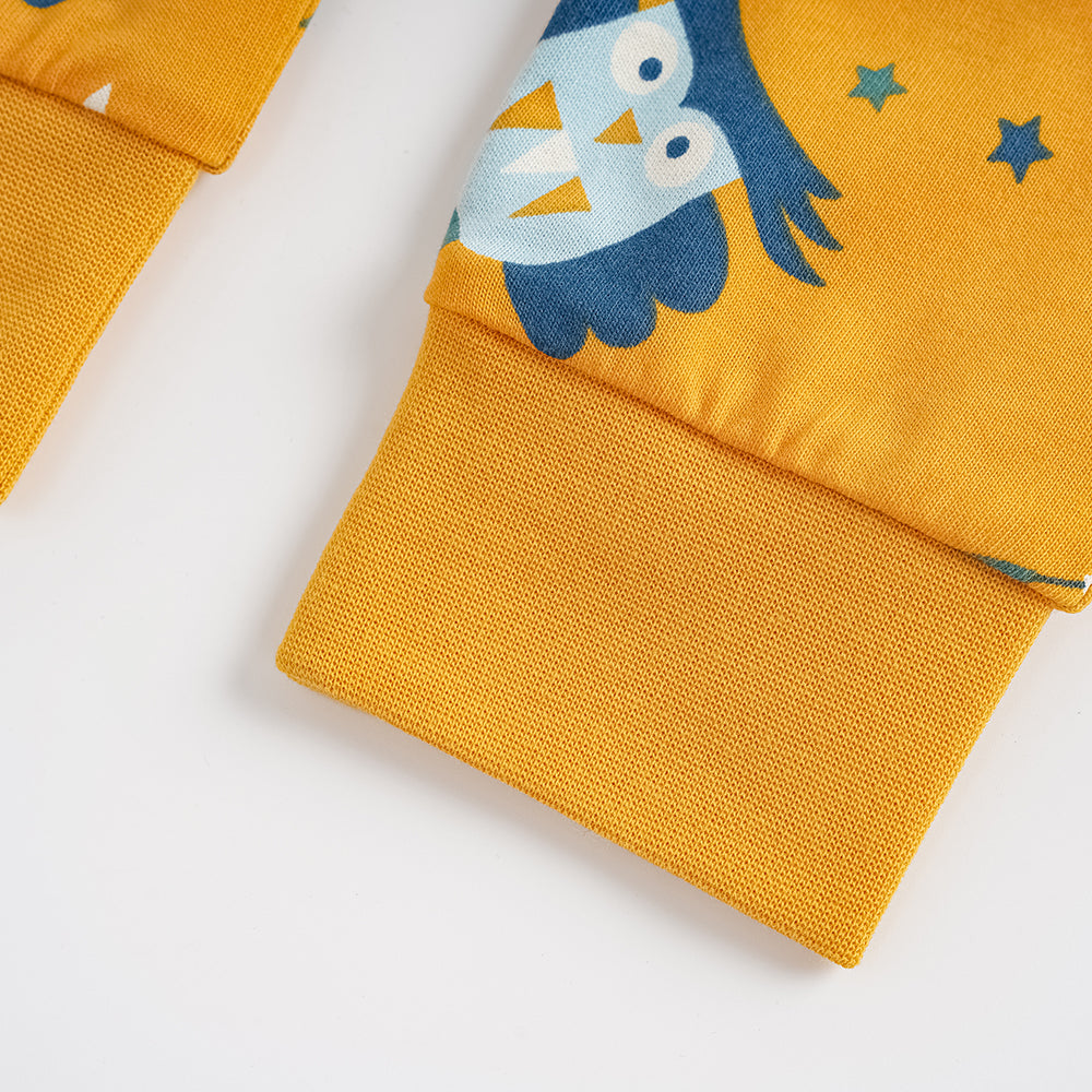 Owl-print Baby Set