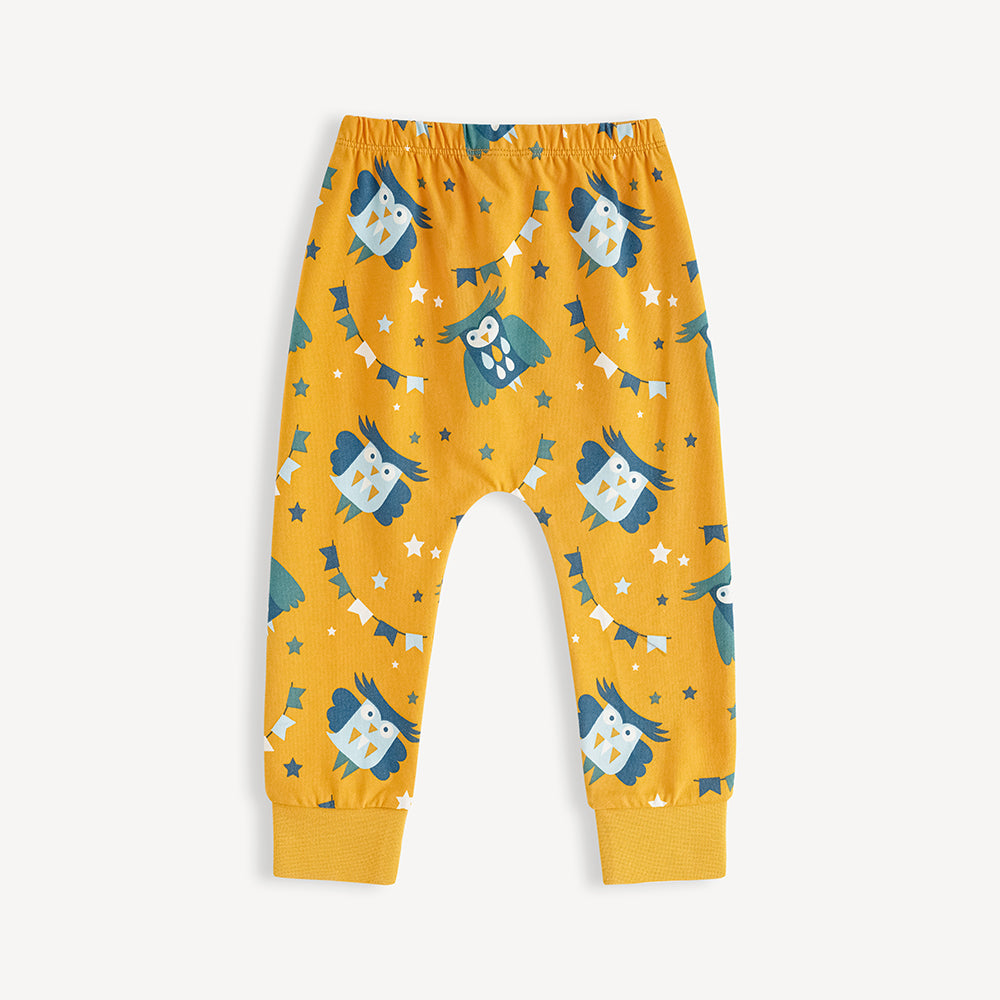 Owl-print Baby Set