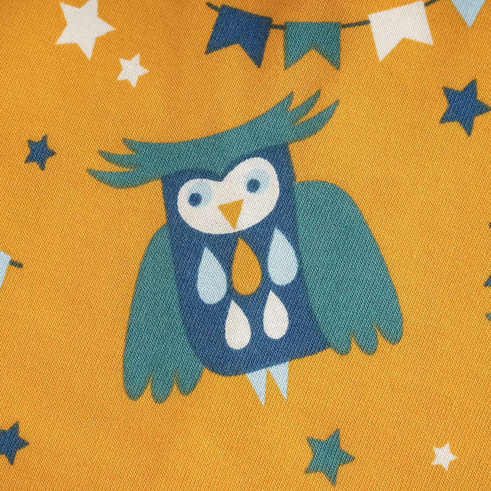 Owl-print Baby Set