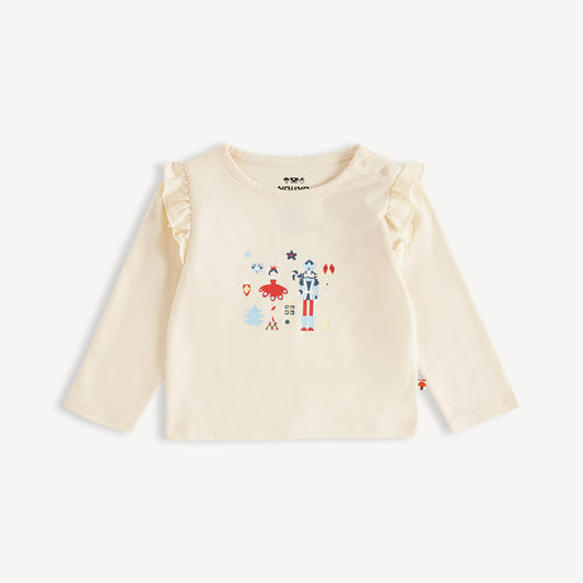 Nutcracker-Print Baby Set
