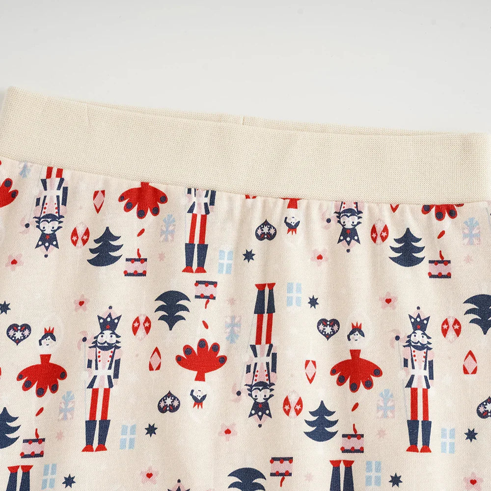 Nutcracker-Print Baby Set