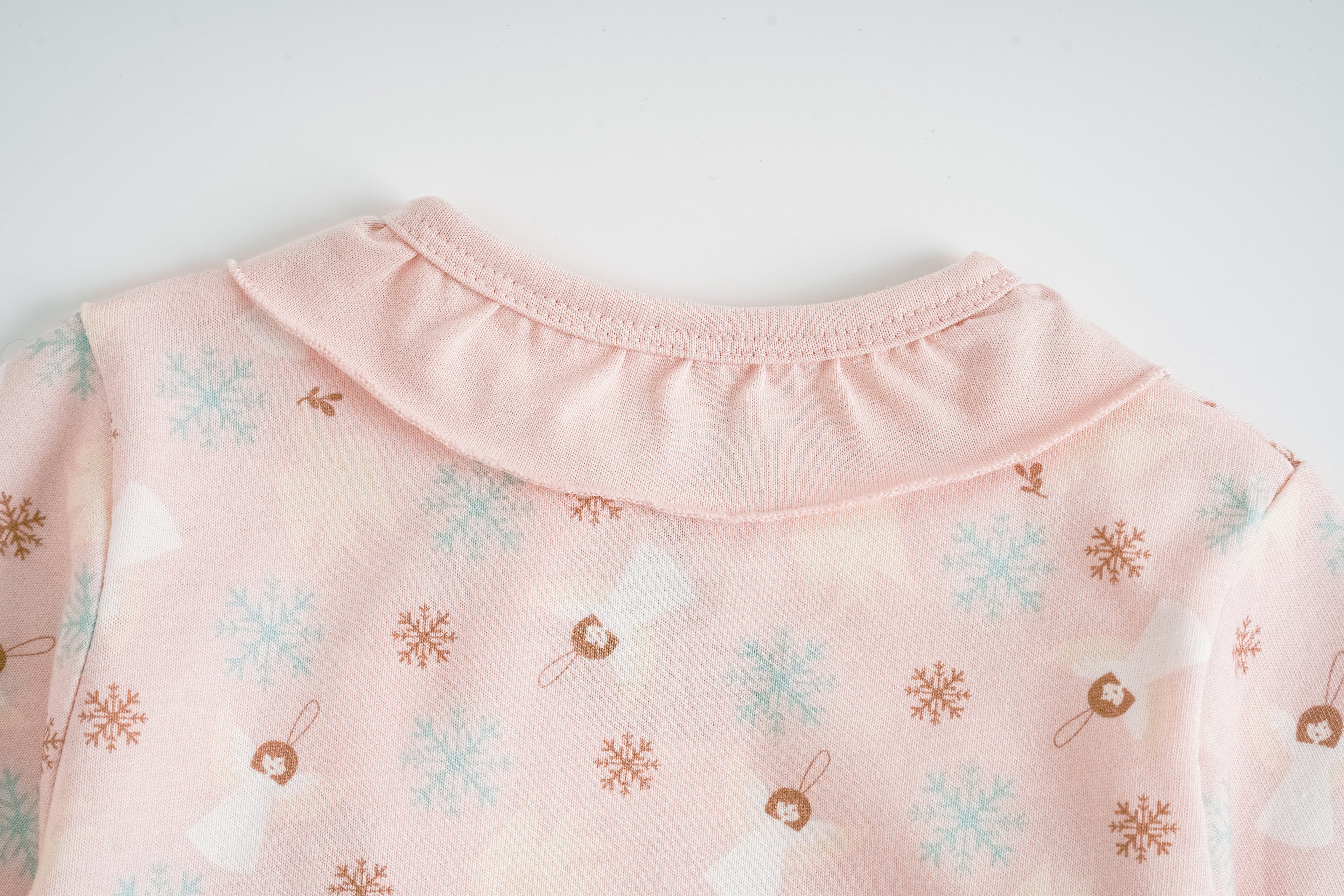 Angel-print Baby Set