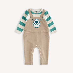 Bear Embellished 2-In-1 Romper