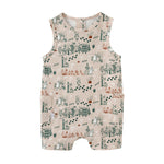 Vauva x Moomin Vauva x Moomin SS23 - Baby Boys All Over Print Cotton Sleeveless Romper Romper