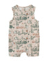 Vauva x Moomin Vauva x Moomin SS23 - Baby Boys All Over Print Cotton Sleeveless Romper Romper