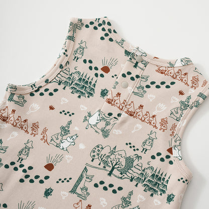 Vauva x Moomin Vauva x Moomin SS23 - Baby Boys All Over Print Cotton Sleeveless Romper Romper