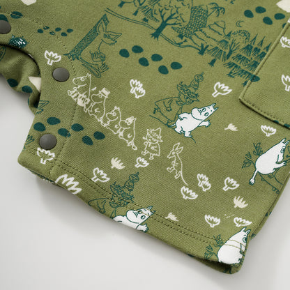 Vauva x Moomin Vauva x Moomin SS23 - Baby Boys All Over Print Cotton Sleeveless Romper Romper