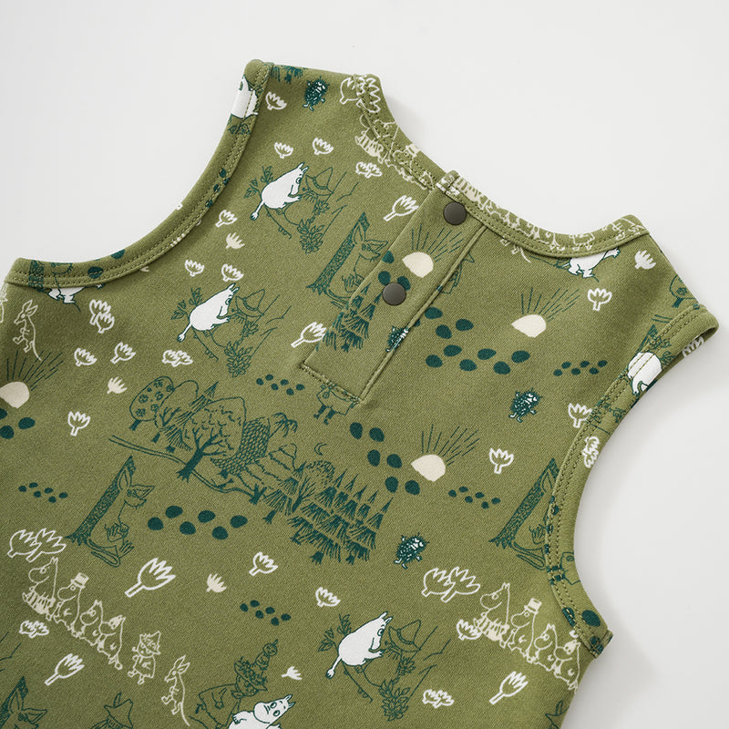Vauva x Moomin SS23 - Baby Boys All Over Print Cotton Sleeveless Romper product image 8