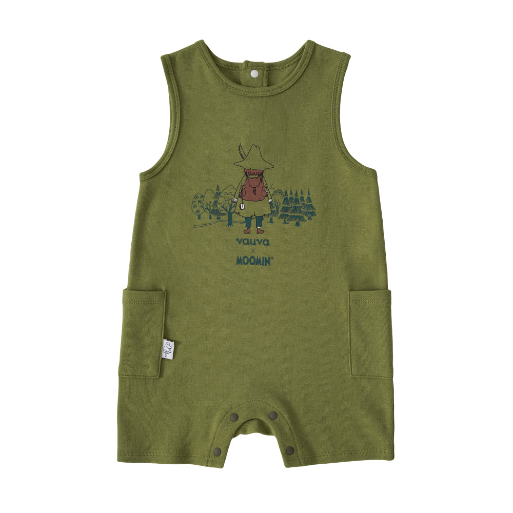 Vauva x Moomin Vauva x Moomin SS23 - Baby Boys Moomin Print Cotton Sleeveless Romper Romper