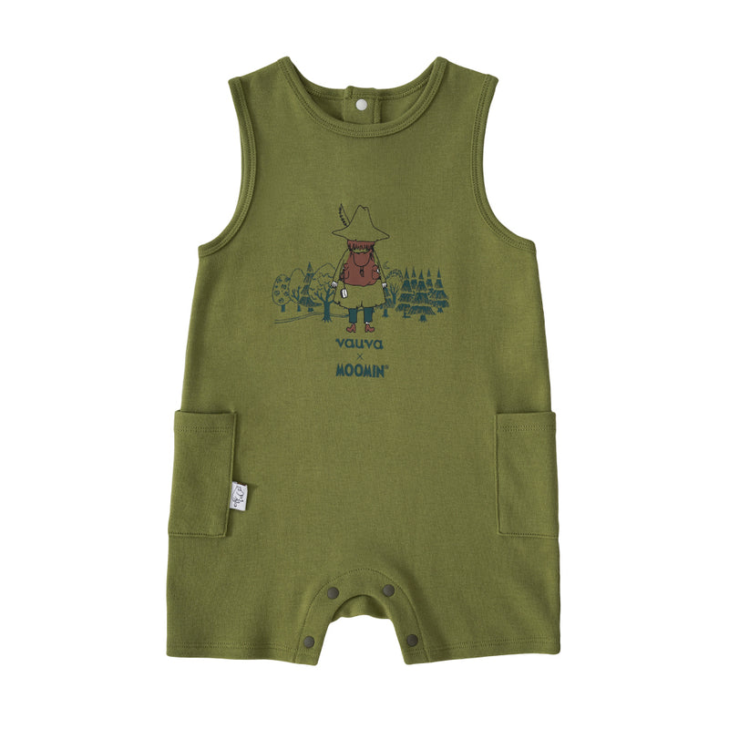 Vauva x Moomin SS23 - Baby Boys Moomin Print Cotton Sleeveless Romper 18 months