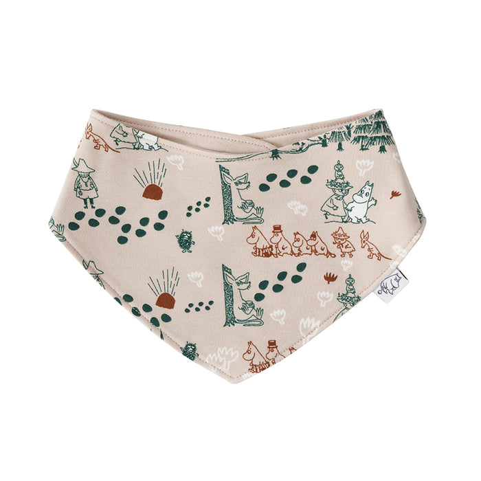 Vauva x Moomin SS23 - Baby Boys All Over Print Cotton Bib product image front