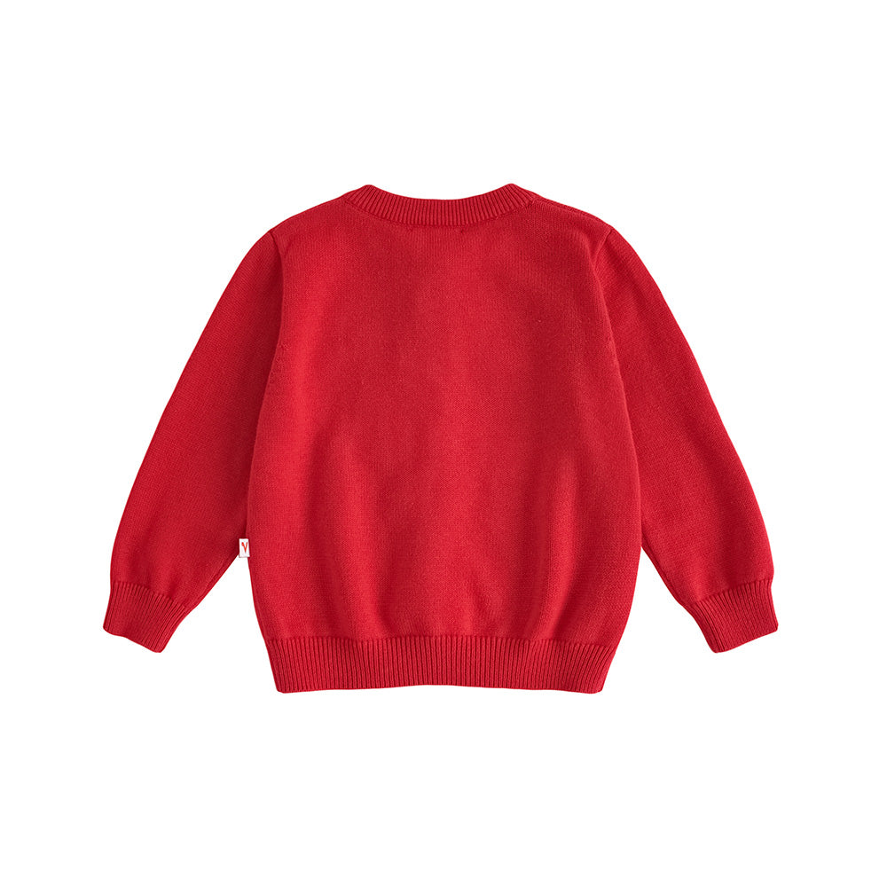 VAUVA Vauva FW23 - Baby Girls New Year Festival Cotton Cashmere Jacket (Red) Coat &amp; Jacket