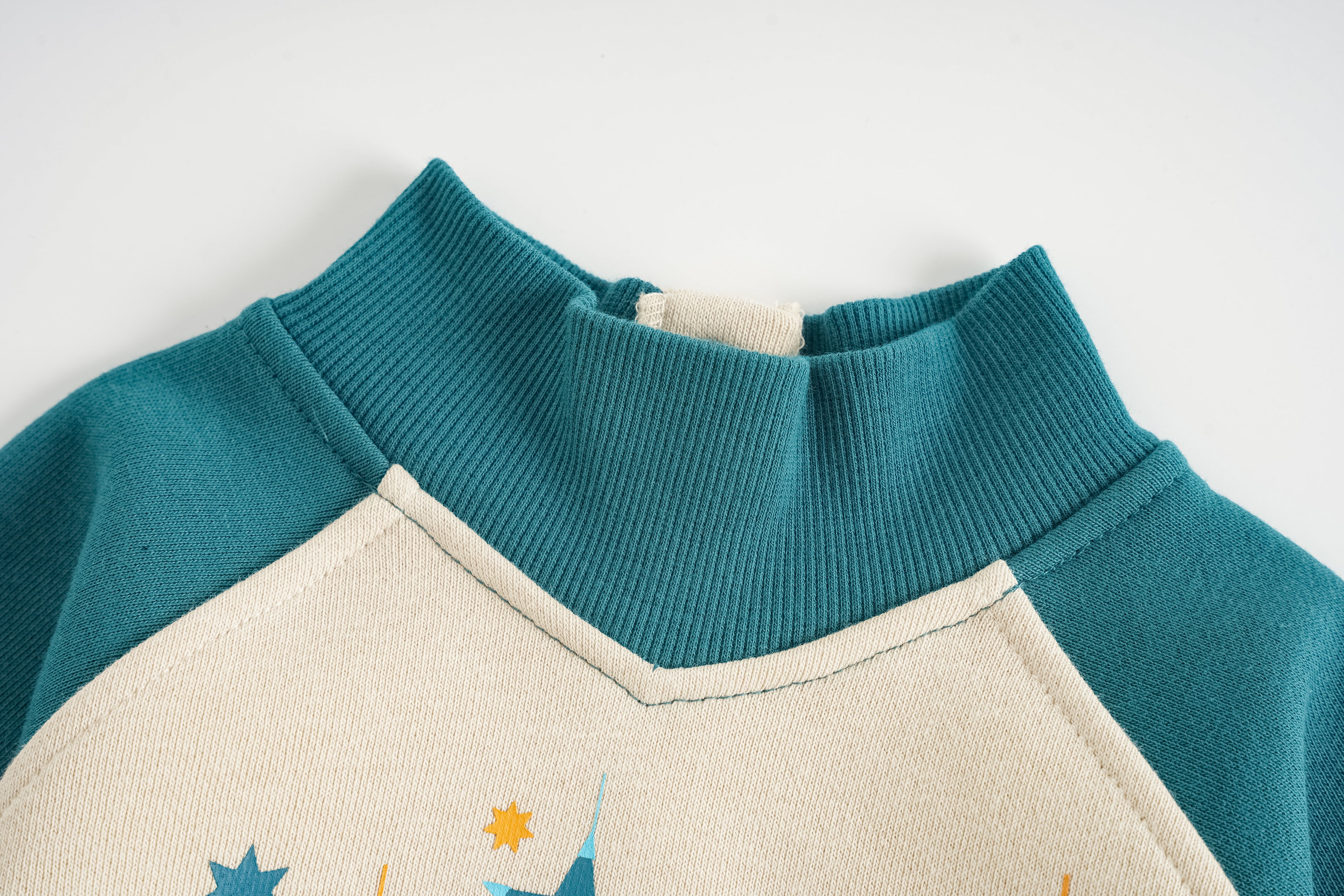 Nutcracker-print Colorblock Sweatshirt