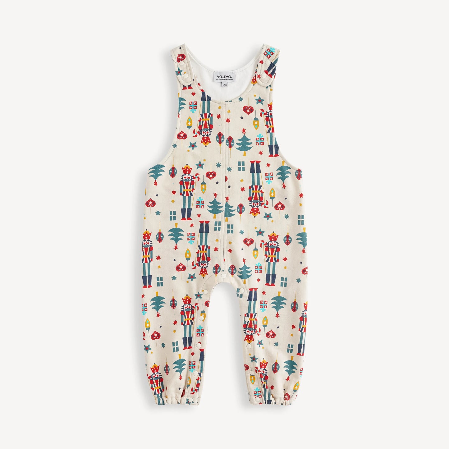 Nutcracker-Print Overall Set