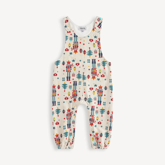 Nutcracker-Print Overall Set