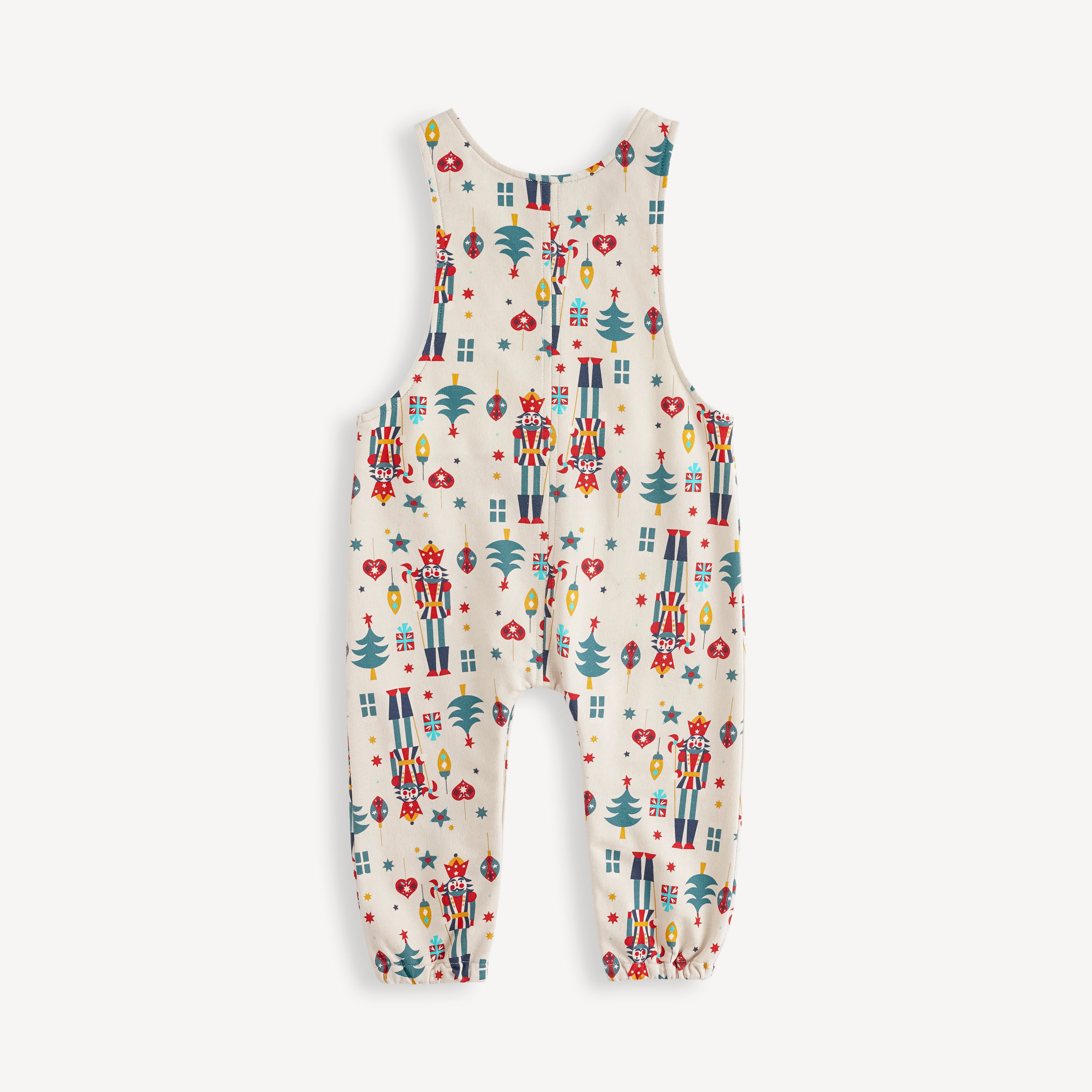 Nutcracker-print Overall Set