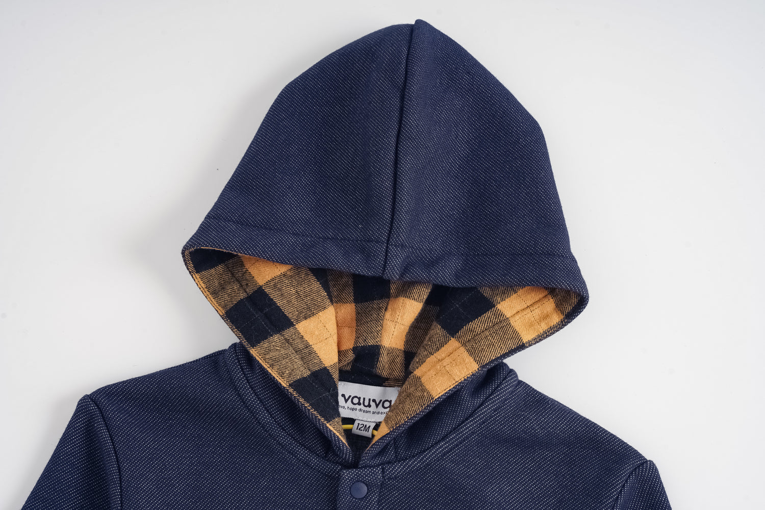 Plaid Patch Hoodie