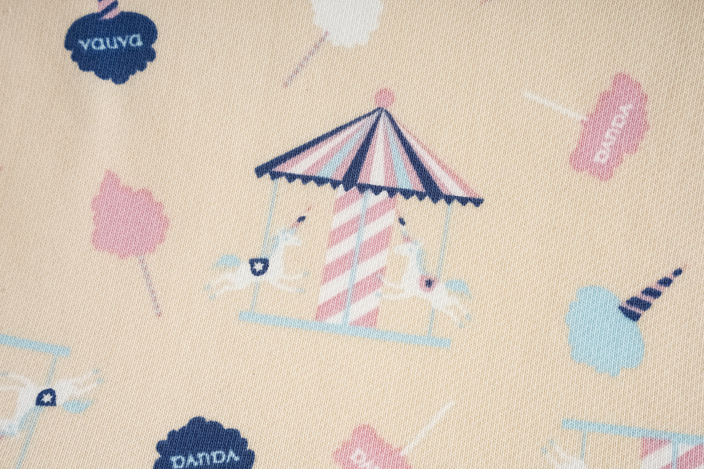 Unicorn-Print Frill Dress