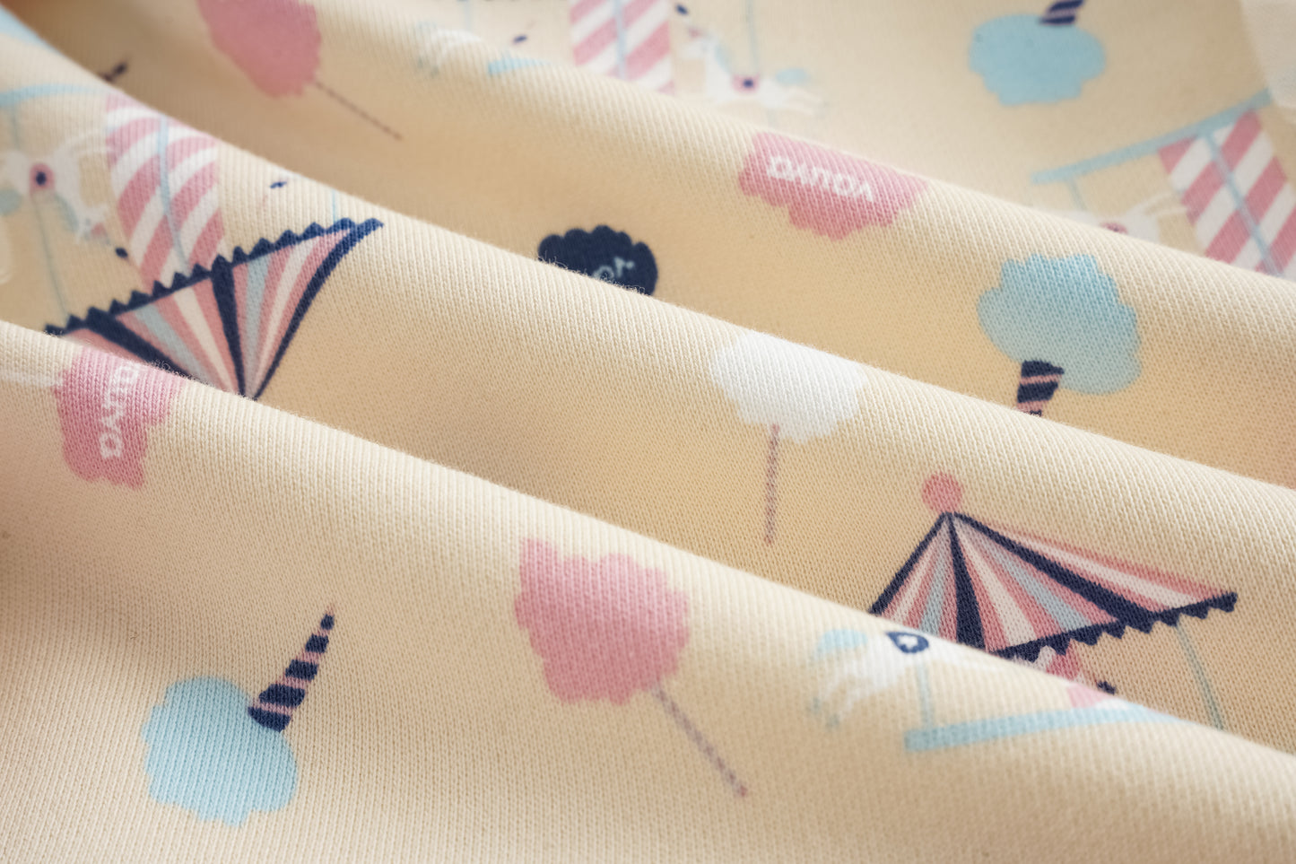 Unicorn-Print Frill Dress