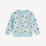 Unicorn-print Frill Sweatshirt