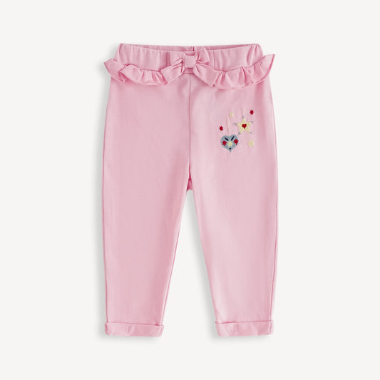 Embroidered Fill Trouseres