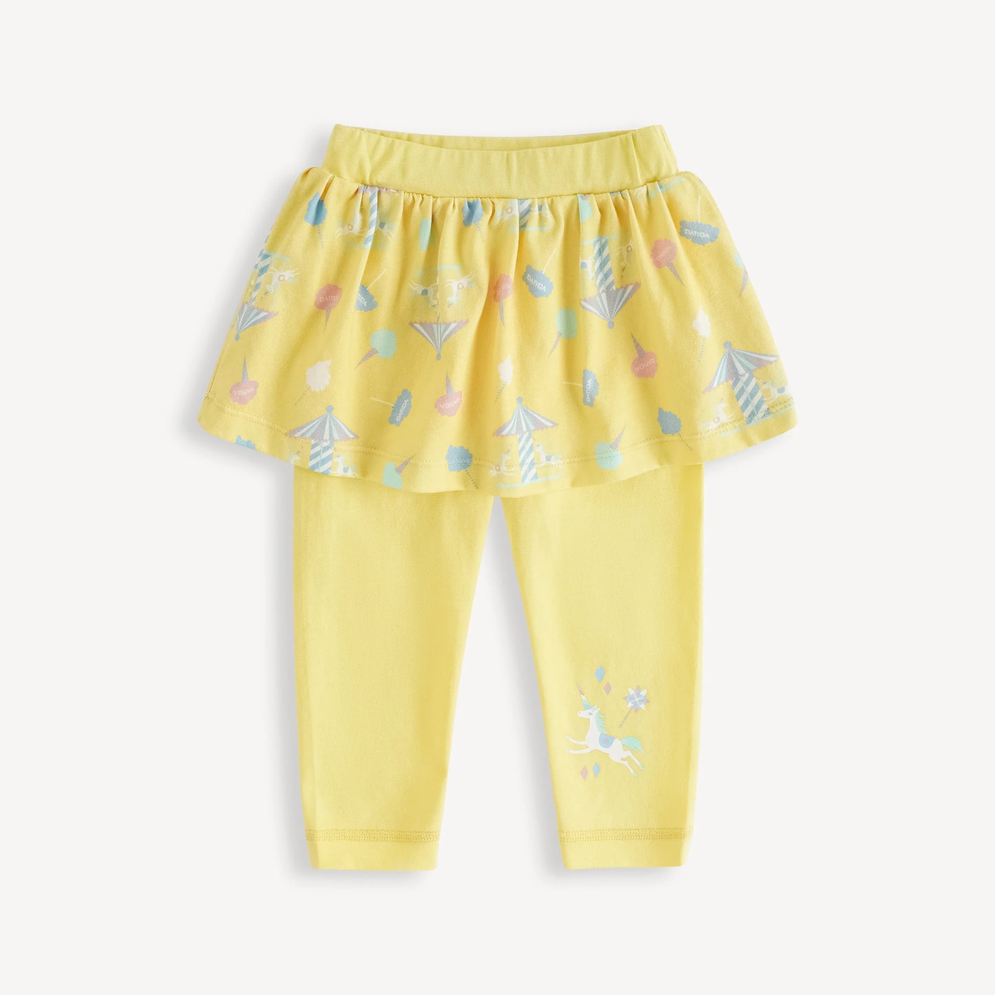 Unicorn-Print Skirt & Leggings