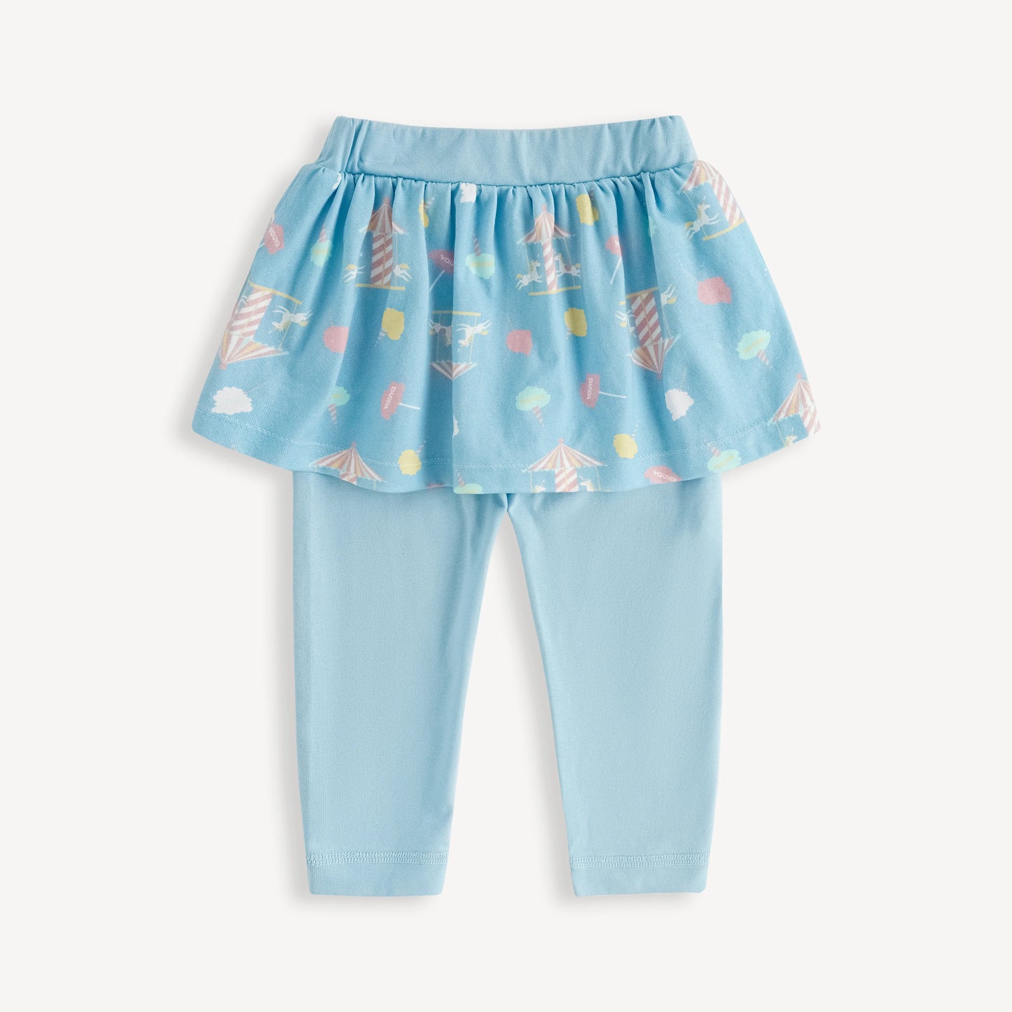 Unicorn-Print Skirt & Leggings
