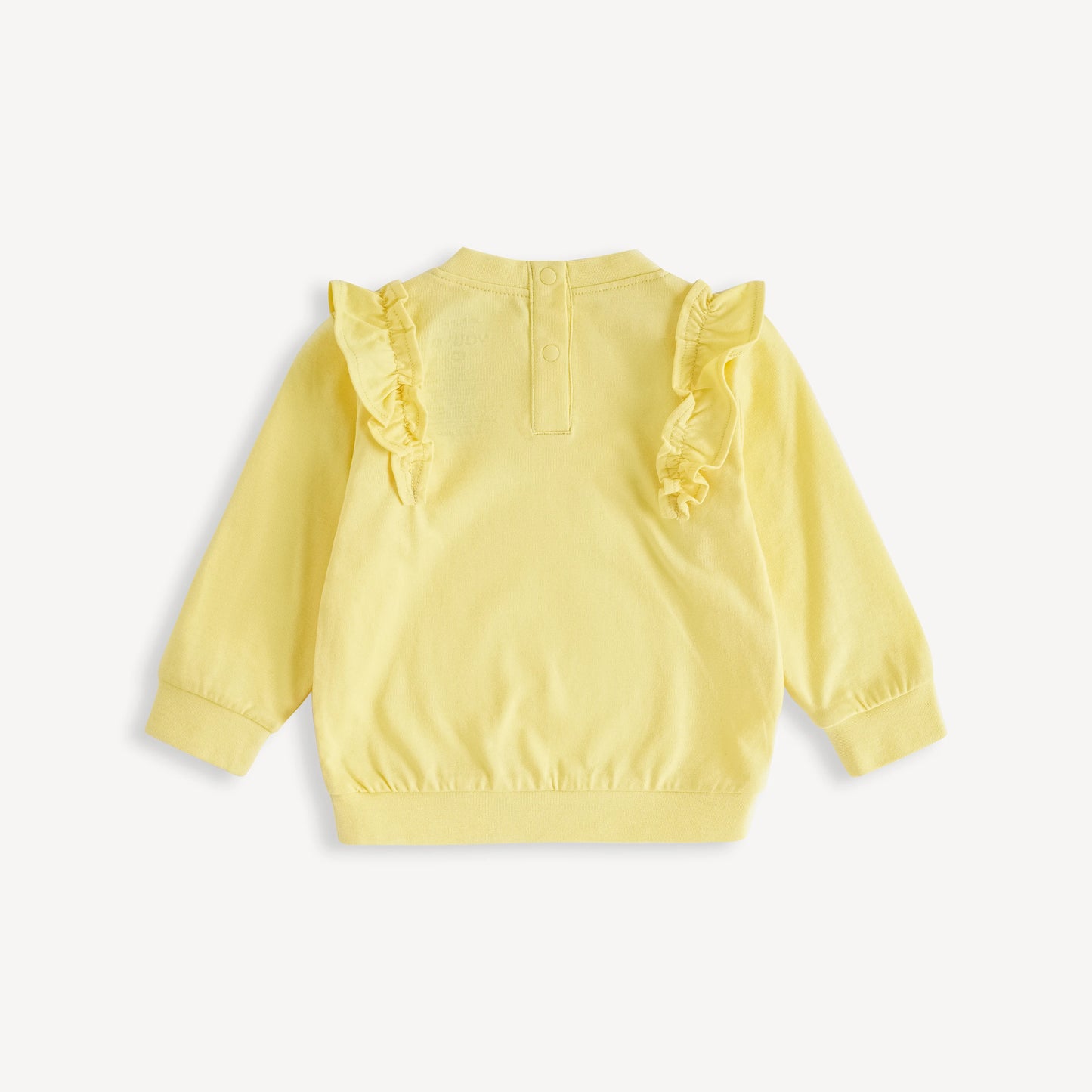 Unicorn-Print Frill Long Sleeve Top