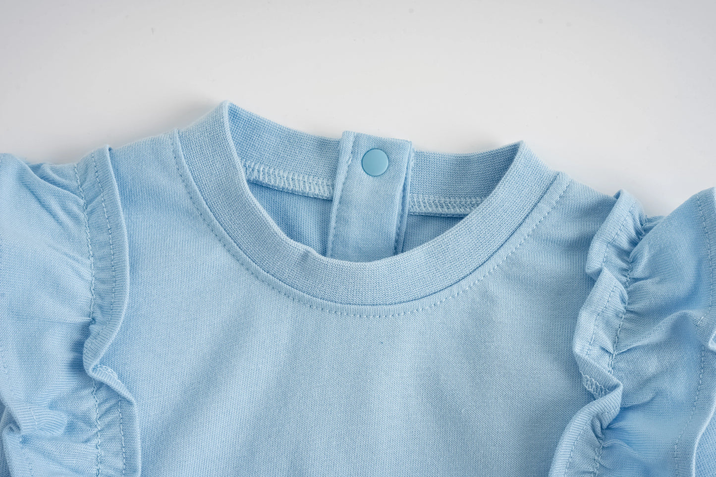 Unicorn-Print Frill Long Sleeve Top