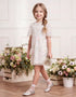 Peony Bouquet Sequin Cape Dress